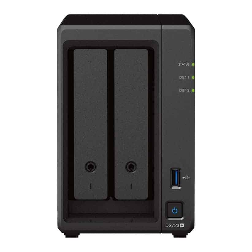 (image for) Synology DiskStation DS723+ 16TB Desktop NAS Unit GbE LAN USB 3.2 Gen1